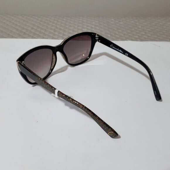 NWT Circus by Sam Edelman black and gold glitter mirrored lens sunglasses - Picture 5 of 7